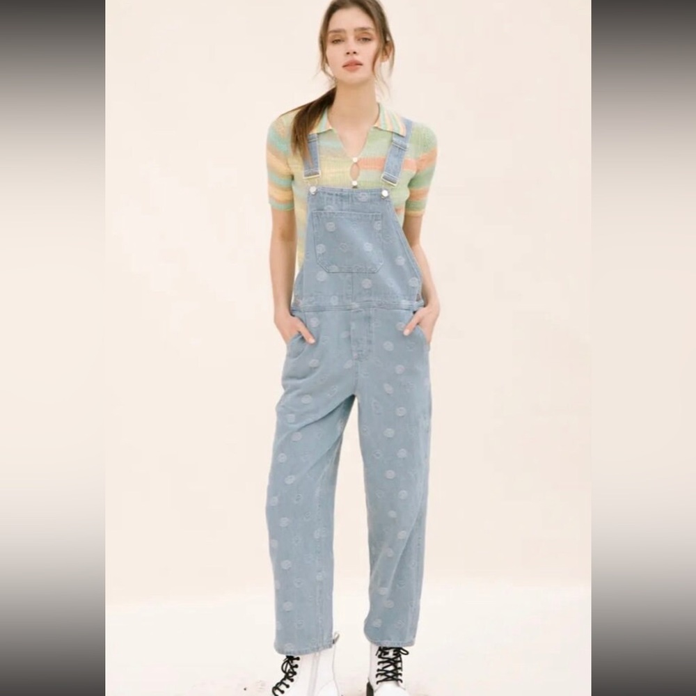 Smiley Face Overalls